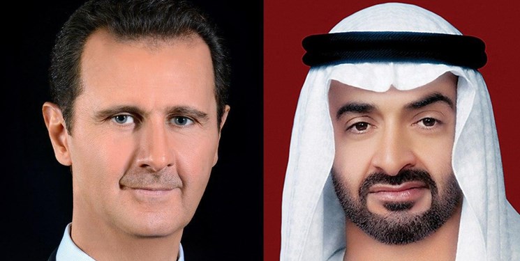 گفت‌وگوی تلفنی بشار اسد و ولیعهد ابوظبی