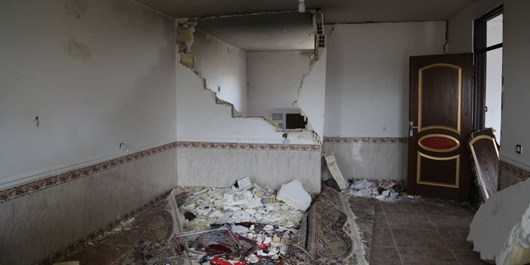 عکس/ انفجار منزل مسکونی زوج جوان دلفانی بر اثر نشت گاز