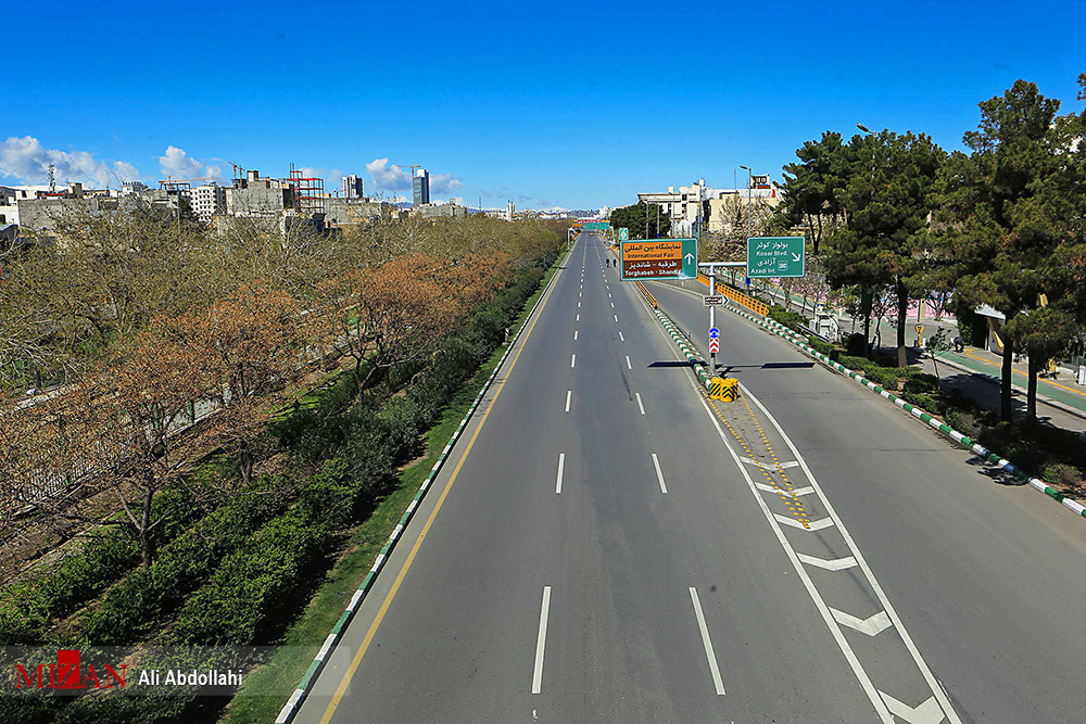 عکس/ مشهدی ها ‎روز طبیعت در خانه ماندند 