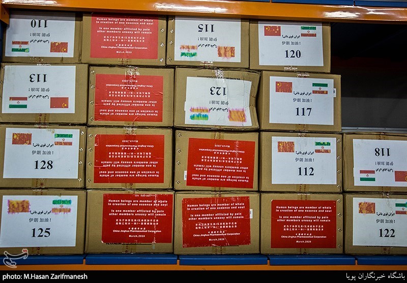 لیست کمک‌های ارسالی چین به ایران برای مقابله با کرونا