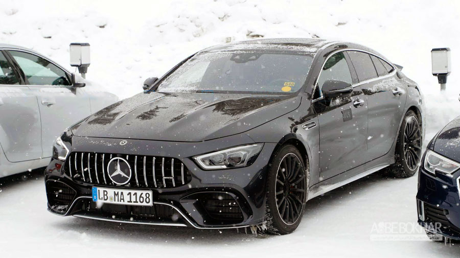 شکار مرسدس بنز AMG GT73 پلاگین هیبرید در حال تست