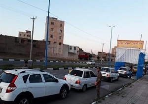 راه‌اندازی تونل ضدعفونی خودرو‌ها در برخی مناطق اهواز
