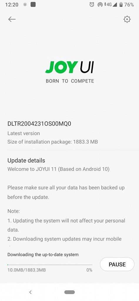 آپدیت اندروید ۱۰ بلک شارک ۲ با رابط کاربری Joy UI 11 ارایه شد