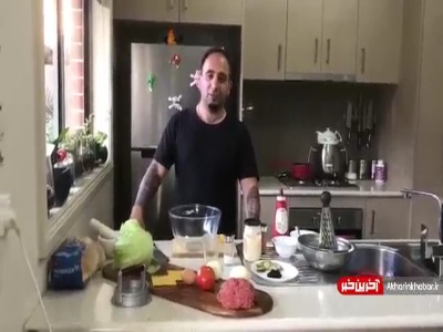 آموزش همبرگر ذغالي بي نظيري که در خانه درست مي شود