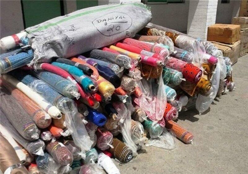 توقیف محموله پارچه قاچاق ۱۵۰ میلیونی در مهاباد