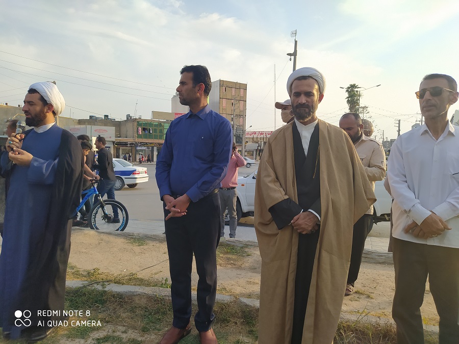 راهپیمایی نمادین «الی بیت‌المقدس» در دهدشت برگزار شد