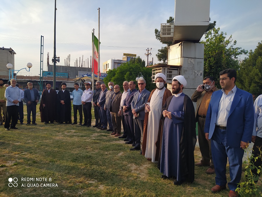 راهپیمایی نمادین «الی بیت‌المقدس» در دهدشت برگزار شد