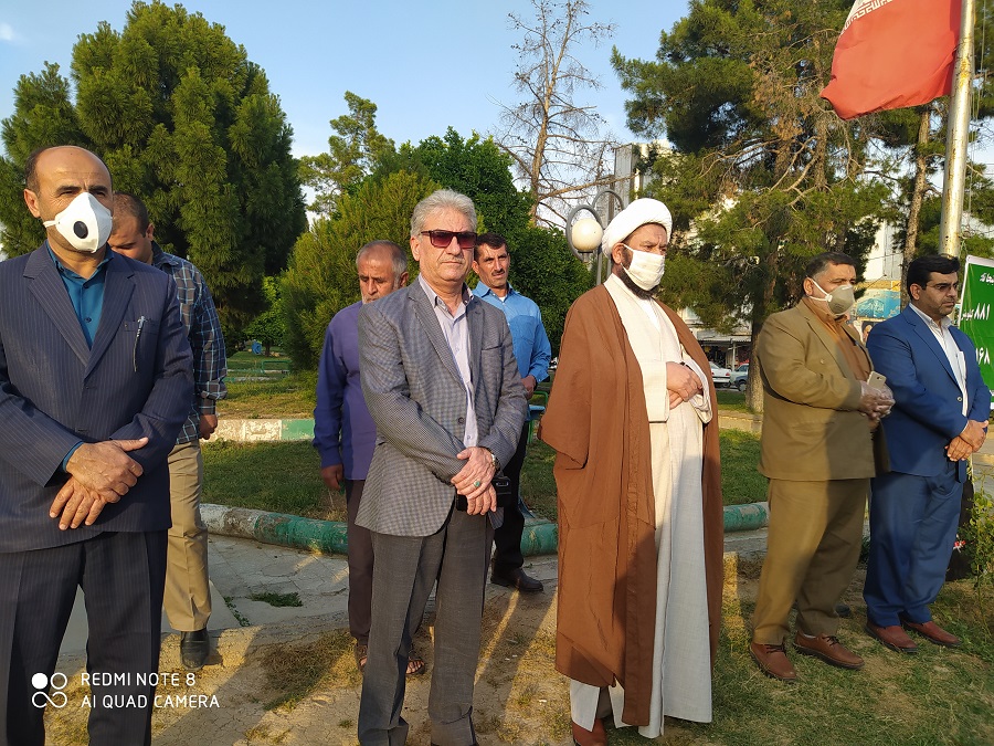 راهپیمایی نمادین «الی بیت‌المقدس» در دهدشت برگزار شد