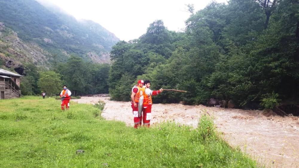 ۲ جوان شهریاری در رودخانه چالوس ناپدید شدند