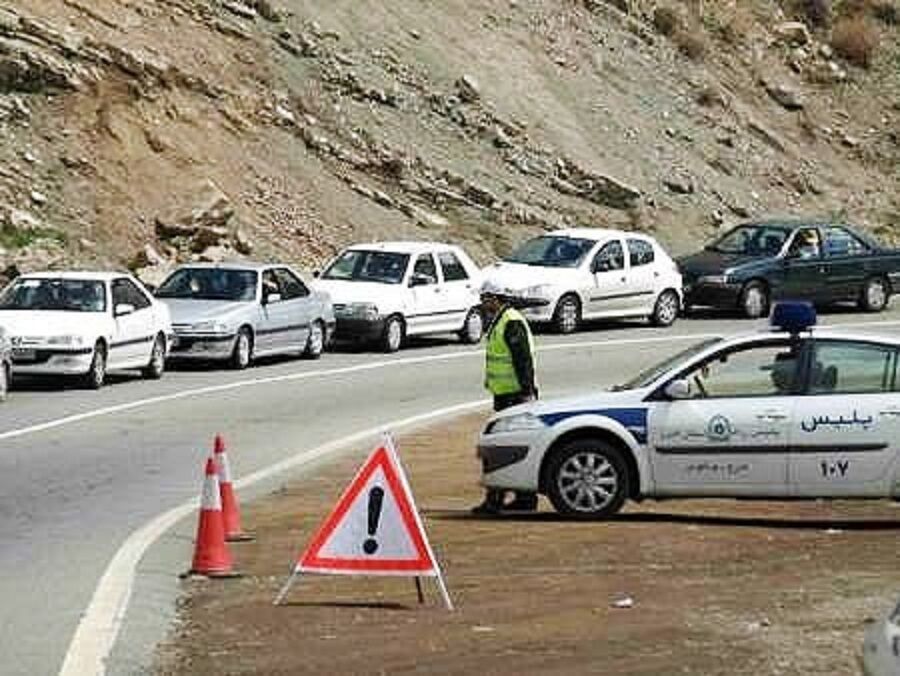 محدودیت ترافیکی درجاده کرج - چالوس