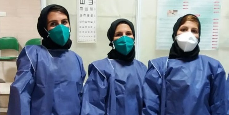 3 خواهر شیرازی در خط مقدم مبارزه با کروناویروس