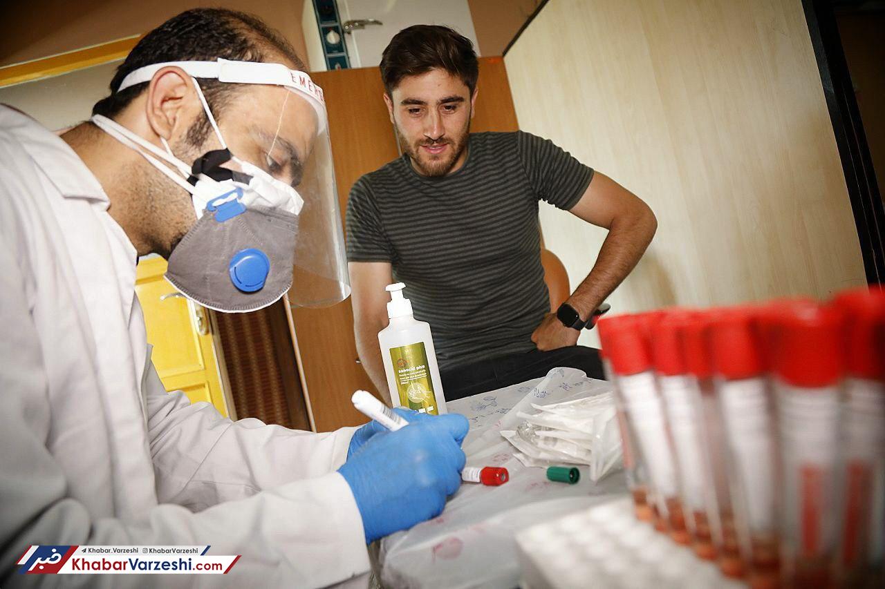 تست کرونای بازیکنان و کادر فنی سایپا