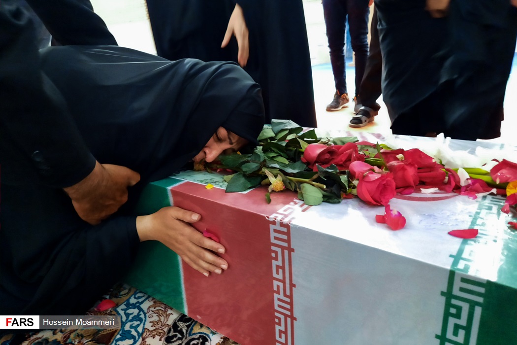 تشییع پیکر شهید حادثه ناوچه کنارک در خراسان شمالی