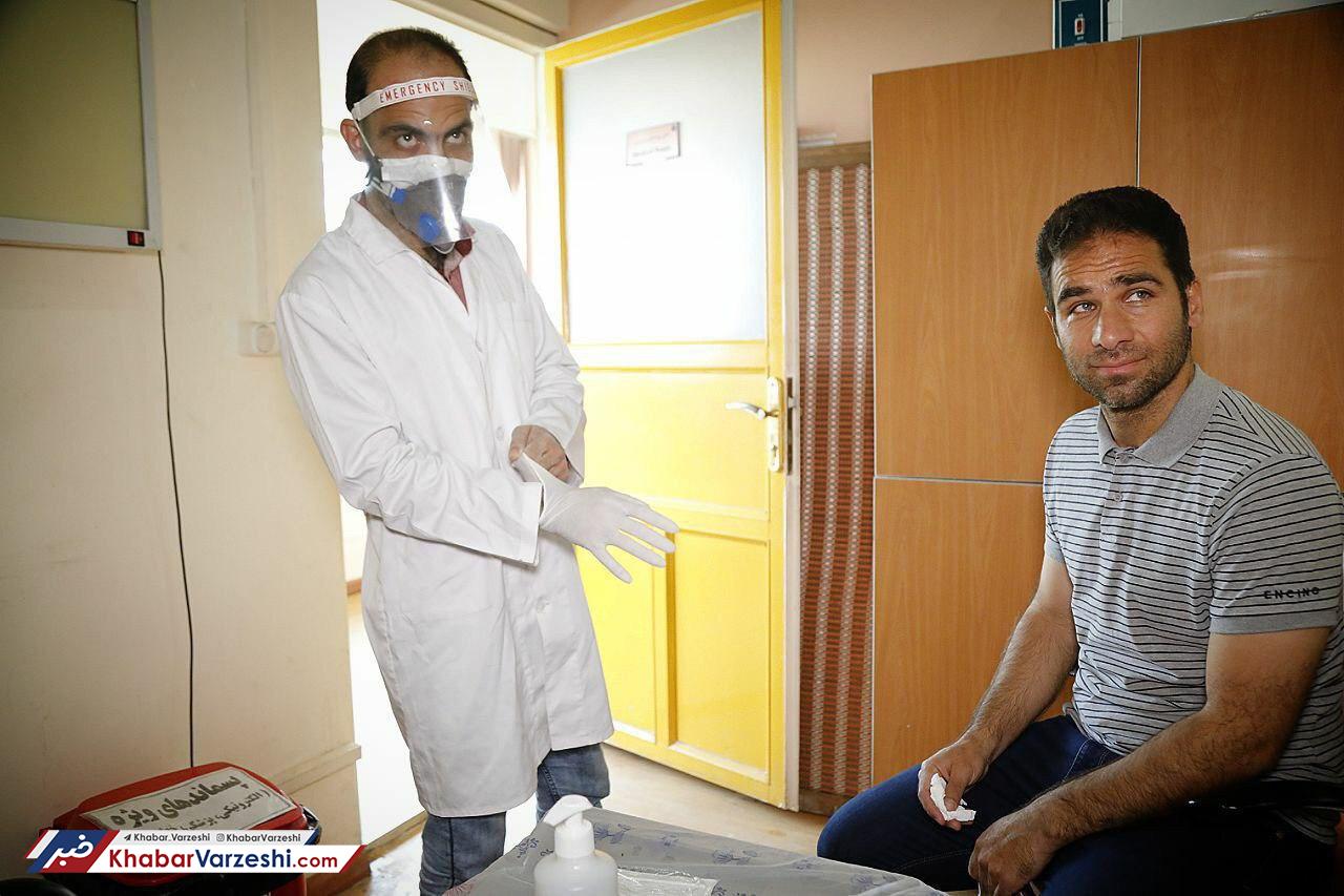 تست کرونای بازیکنان و کادر فنی سایپا