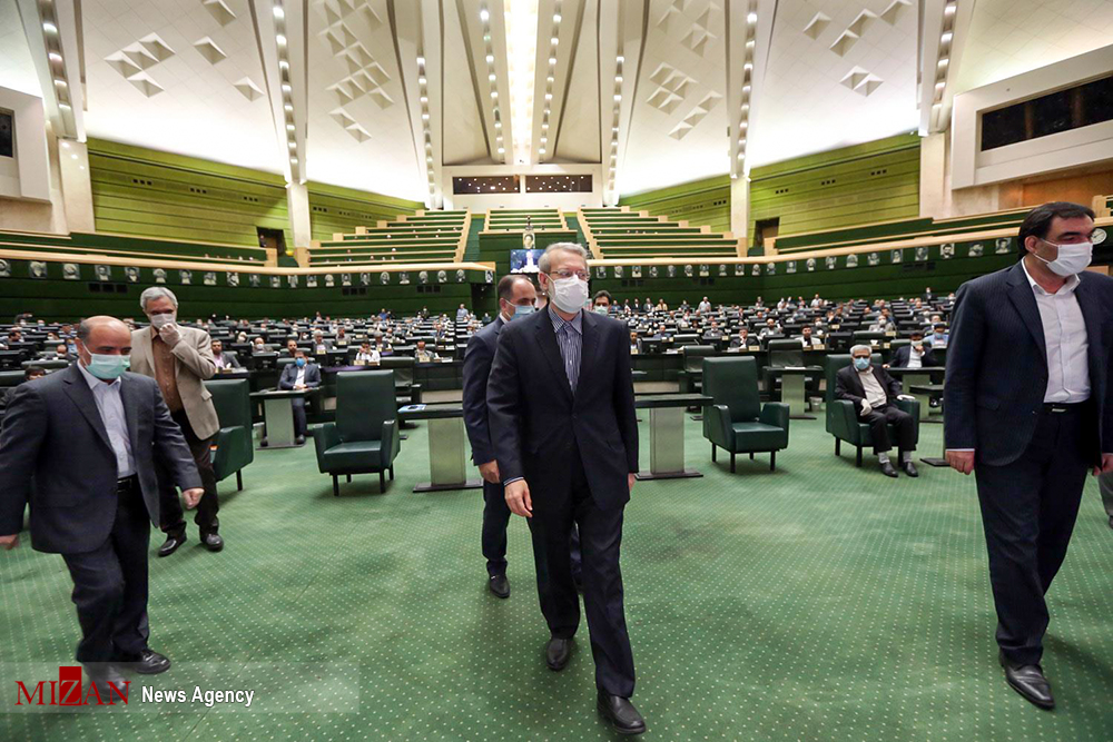 دیدار علی لاریجانی با کارکنان مجلس شورای اسلامی