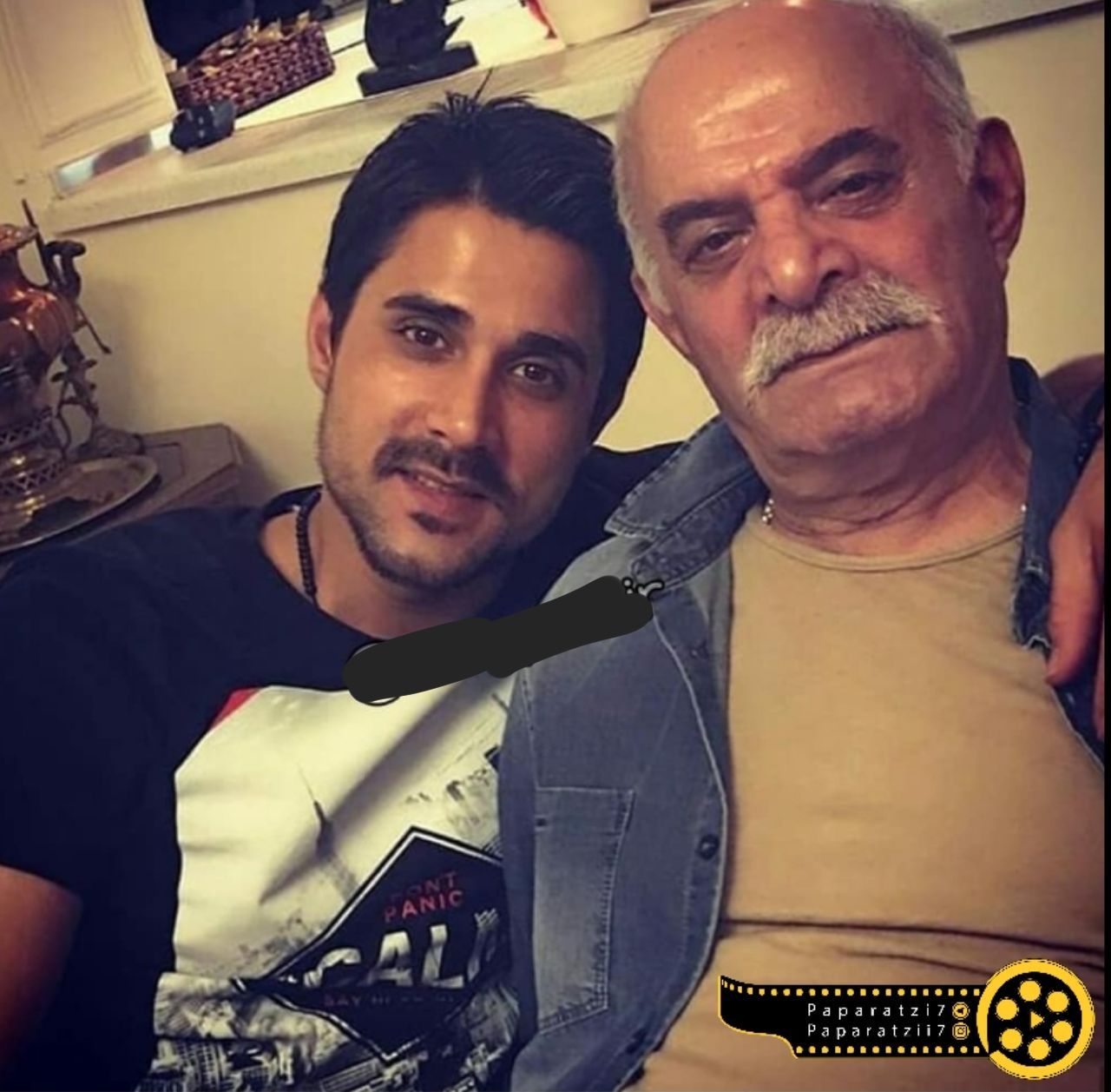  سیروس گرجستانی بازیگر پیشکسوت و پسرش