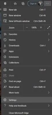 پاک کردن کش مرورگر مایکروسافت Edge
