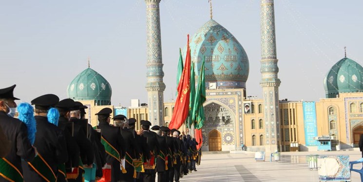 گشایش درب‌های مسجد مقدس جمکران با حضور خانواده شهدا