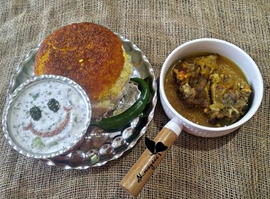 از شما/ناهار من چلو گردن