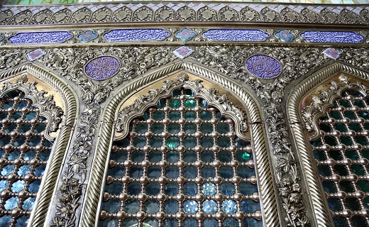 عکس/ پنجره فولاد حرم حضرت معصومه(س) بازسازی شد