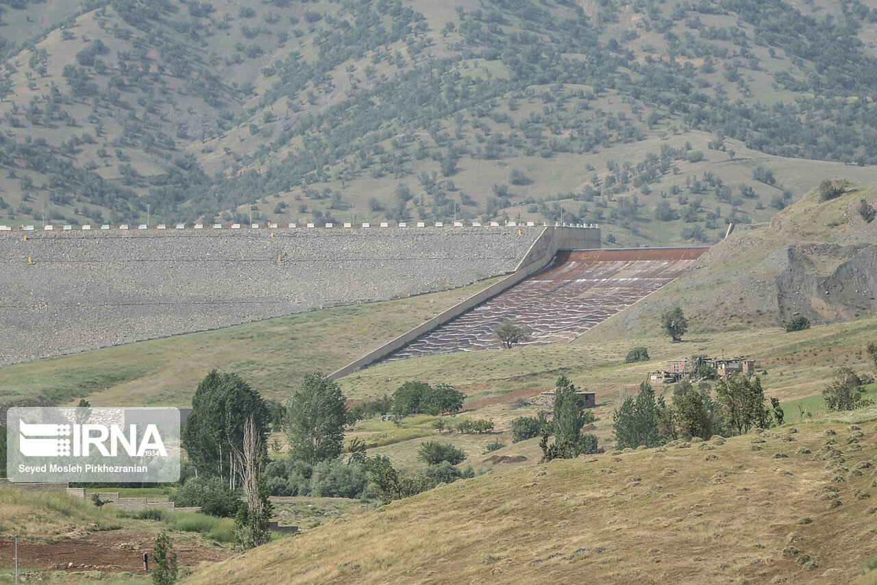 سرریز شدن سدگاران مریوان