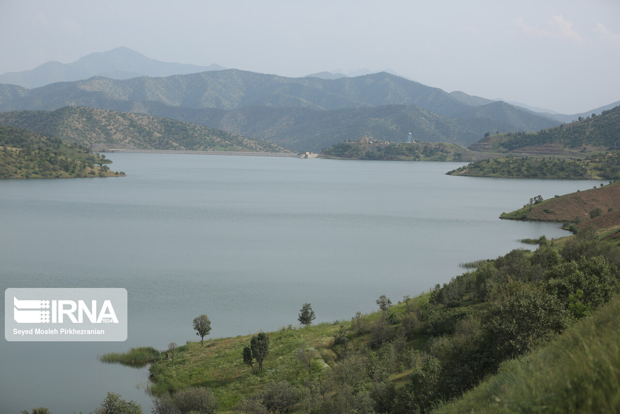 سرریز شدن سدگاران مریوان
