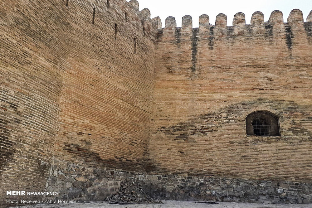 مرمت اضطراری قلعه تاریخی فلک الافلاک