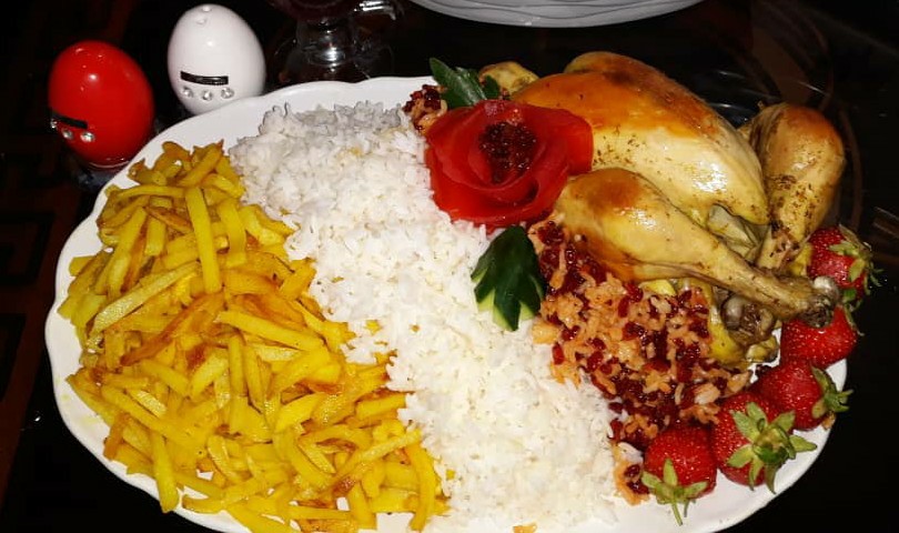 از شما/برنج مرغ مامان پز