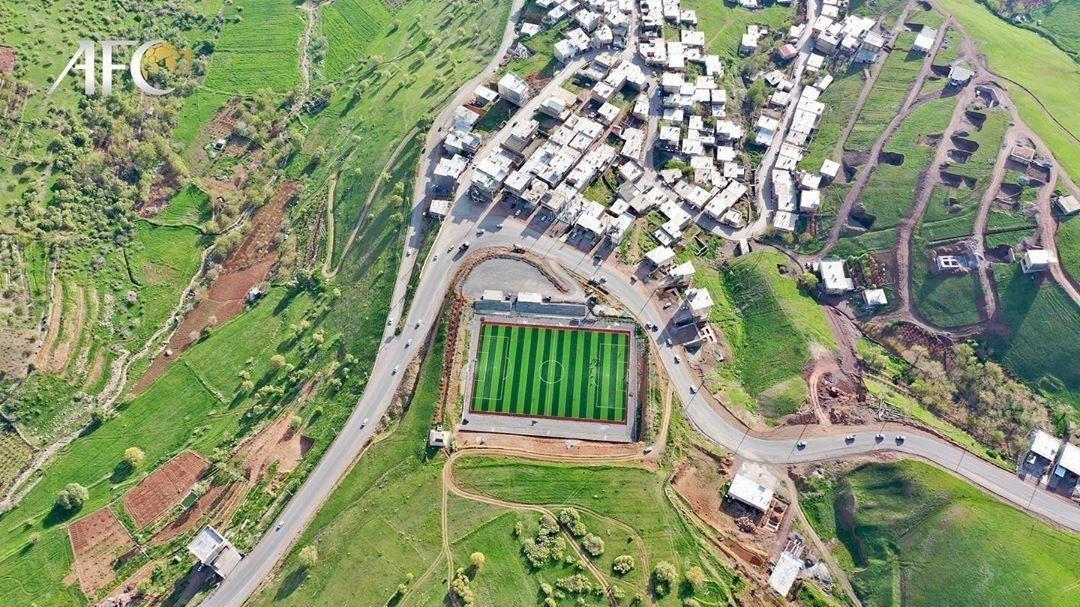 زمین فوتبالی در کرمانشاه که توجه AFC را جلب کرد