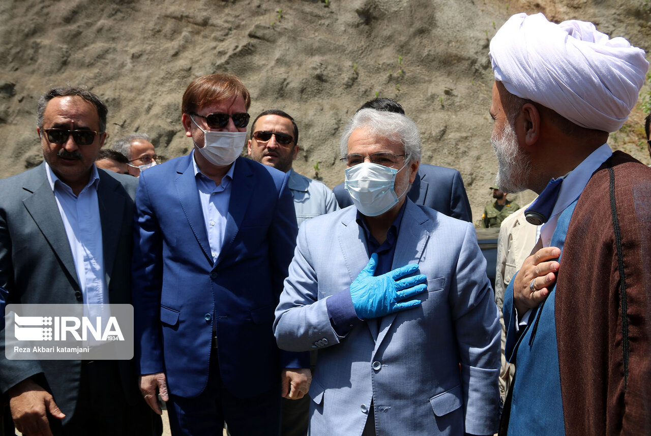 بازدید نوبخت از پروژه های در دست اجرای «سد شفارود» رضوانشهر ‎
