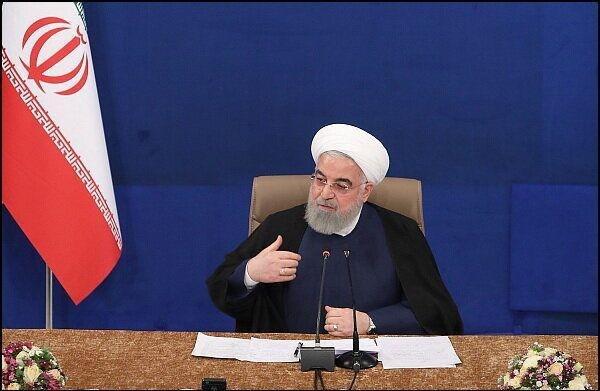 گزارش روحانی در صدمین روز شیوع کرونا: شرایط قابل قبولی را مشاهده می‌کنیم