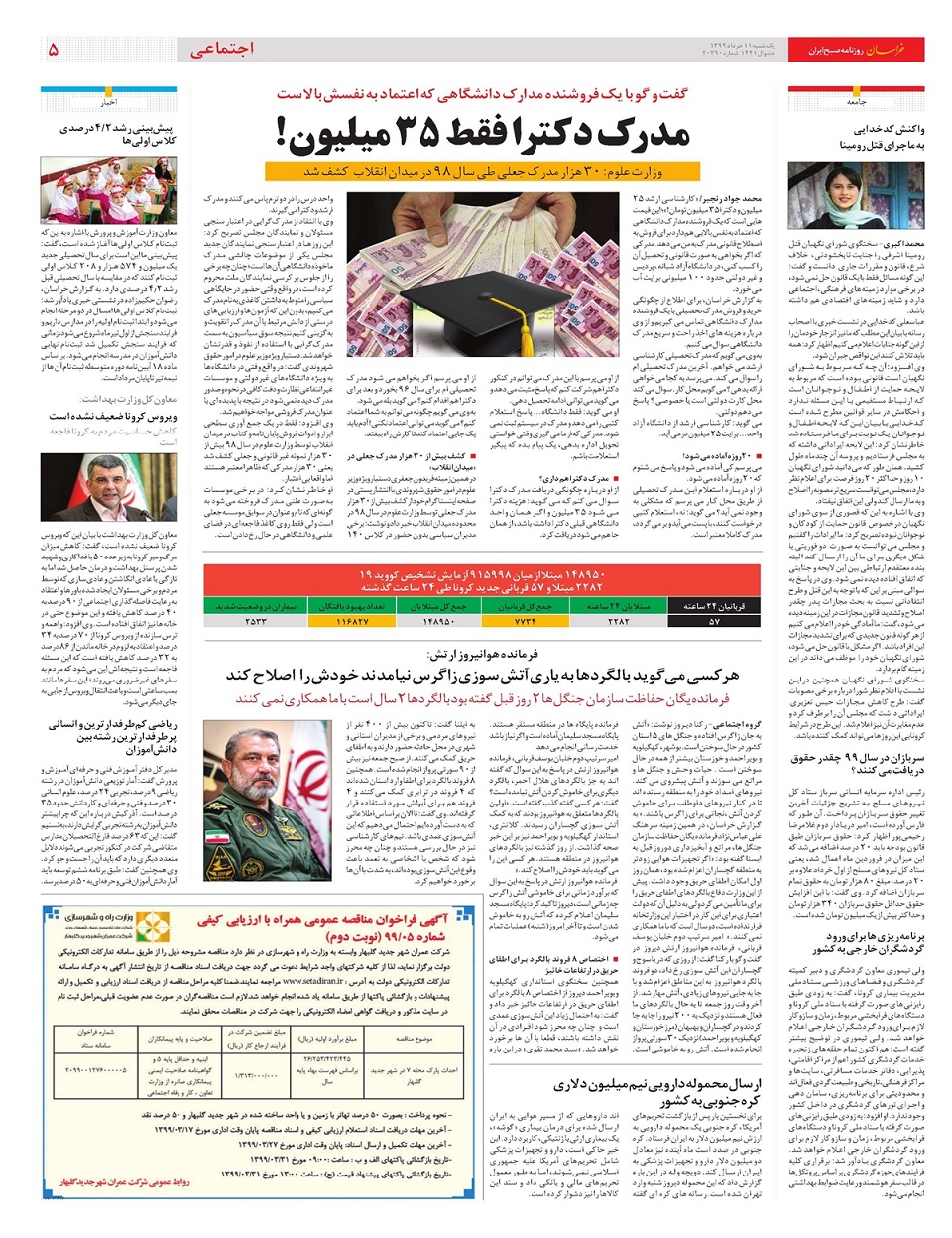 روزنامه خراسان/ جاماندگان سهامدار می شوند