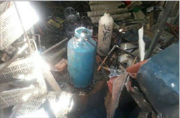 یک کشته بر اثر انفجار سیلندر گاز در بابل