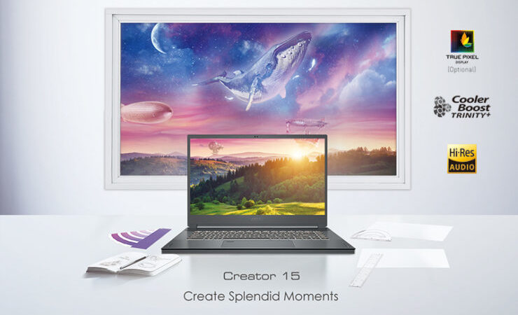 MSI از لپ‌تاپ Creator 15 رونمایی کرد