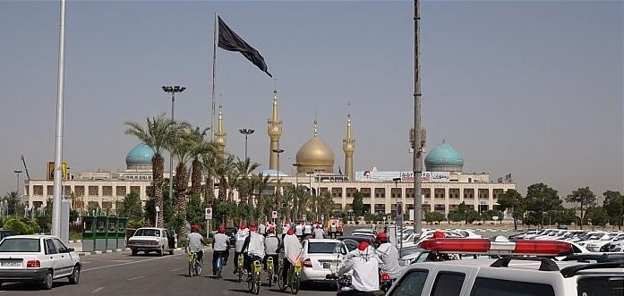 آتش نشانان تا مرقد مطهر امام (ره) رکاب زدند