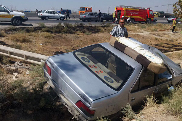 واژگونی خودروی پژو در چهارمحال و بختیاری 2 کشته بر جای گذاشت