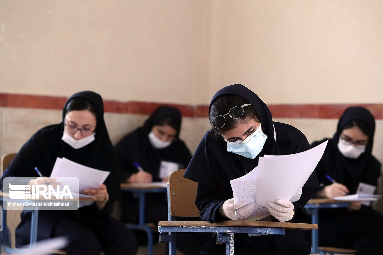 برگزاری امتحان نهایی دانش آموزان با رعایت موارد بهداشتی
