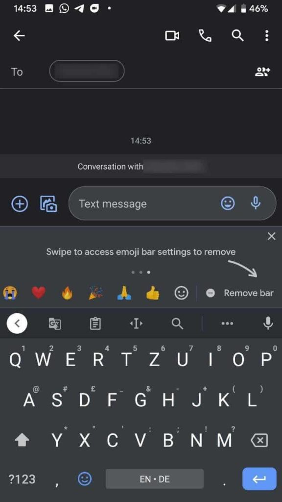 کیبورد گوگل GBoard یک ردیف ویژه ایموجی خواهد داشت
