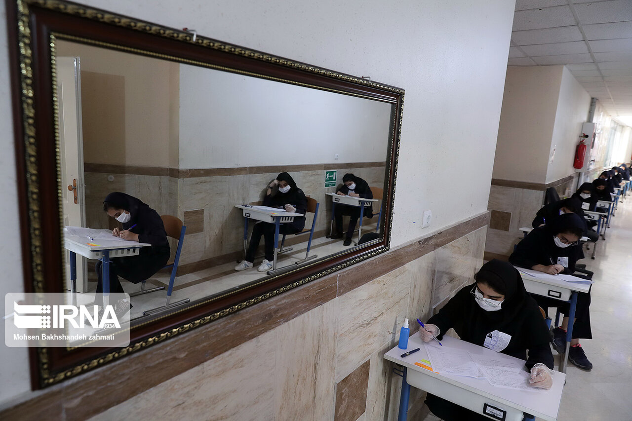 برگزاری امتحان نهایی دانش آموزان با رعایت موارد بهداشتی