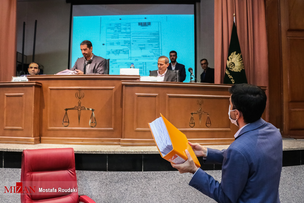 عکس/ ششمین جلسه دادگاه ۲۱ متهم کلان ارزی