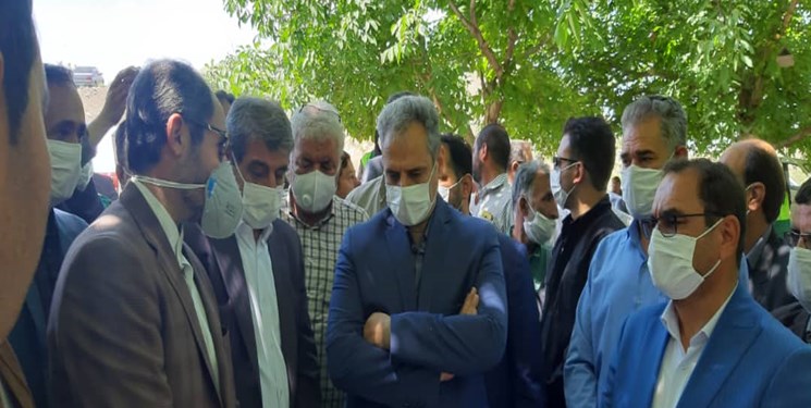 بازدید وزیر جهاد کشاورزی از باغات گردوی رابر
