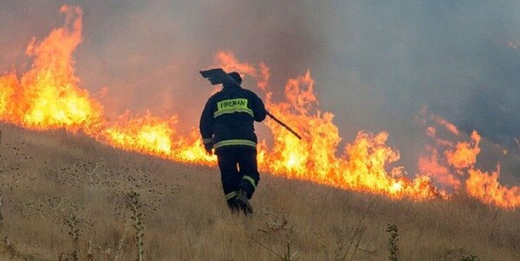 آتش‌سوزی در جنگل‌های اطراف گرگان؛ اعزام نیروهای آتش‌نشانی و منابع طبیعی