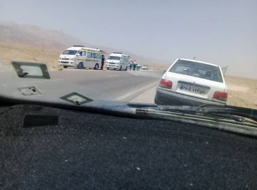 عکس/ سریال تکراری تصادف در جاده خضرآباد ادامه دارد