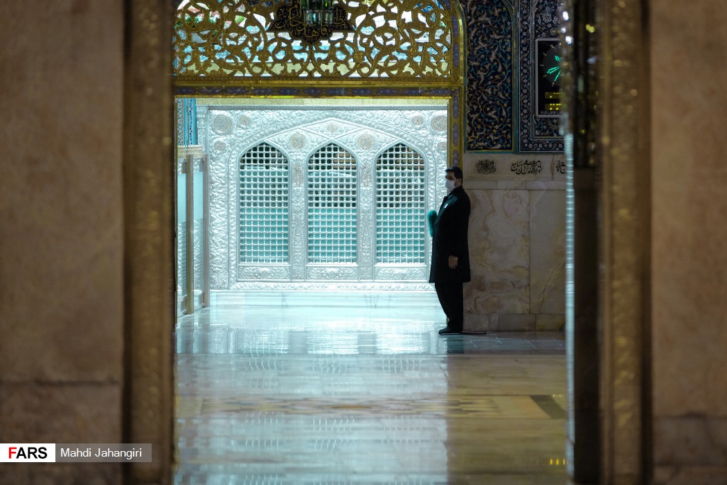 زیارت حرم مطهر رضوی با رعایت پروتکل‌های بهداشتی