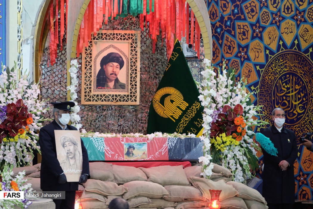 وداع با پیکر شهید «نسیم افغانی»