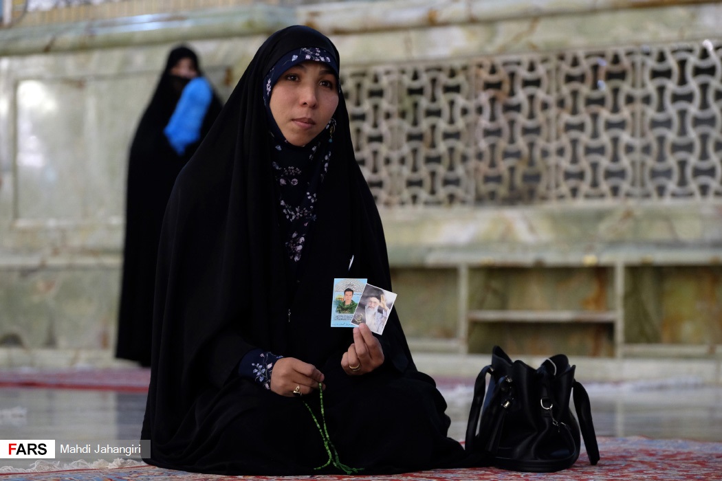 وداع با پیکر شهید «نسیم افغانی»