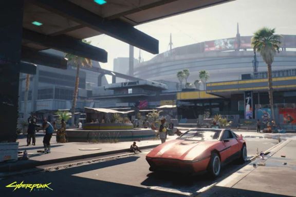 در نقشه Cyberpunk 2077 می‌توانید مثل بازی‌های GTA آزادانه پرسه بزنید