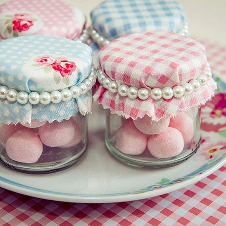 شیشه های خالی را برای جهیزیه تزئین کنید