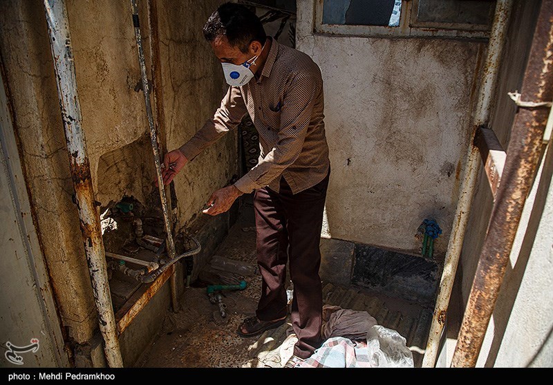 بی‌آبی در خیابان کارون اهواز