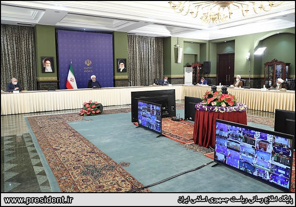 روحانی در جلسه ستاد ملی مقابله با کرونا